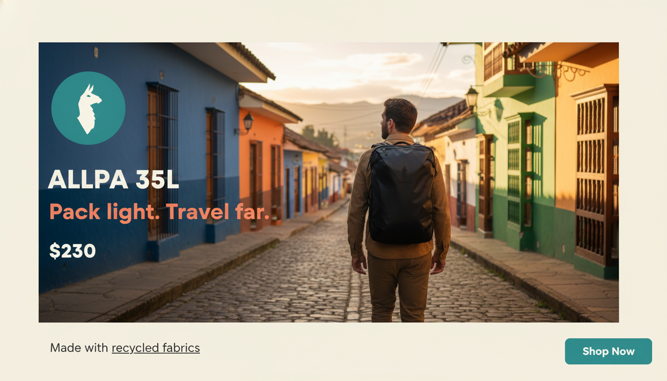 Cotopaxi creative generated by Brand.Design AI