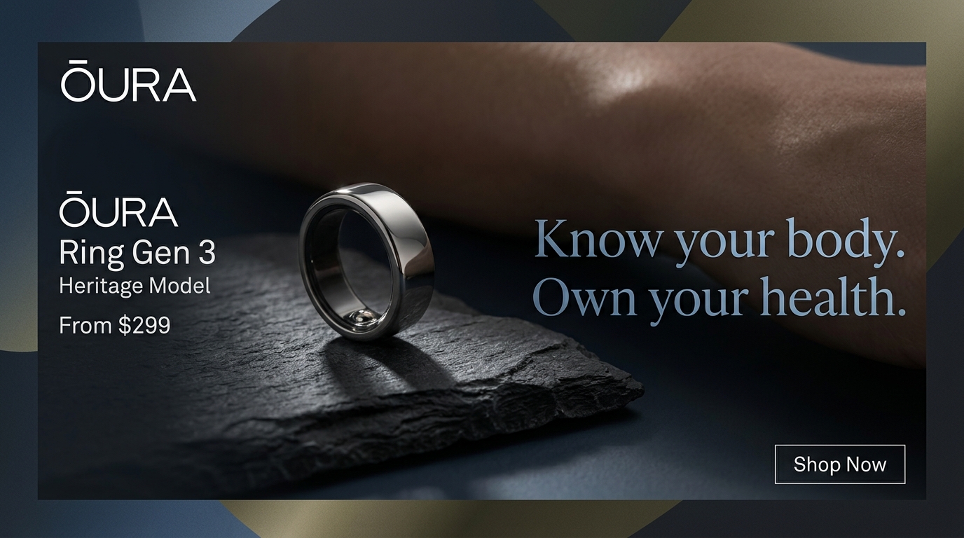 Oura creative generated by Brand.Design AI