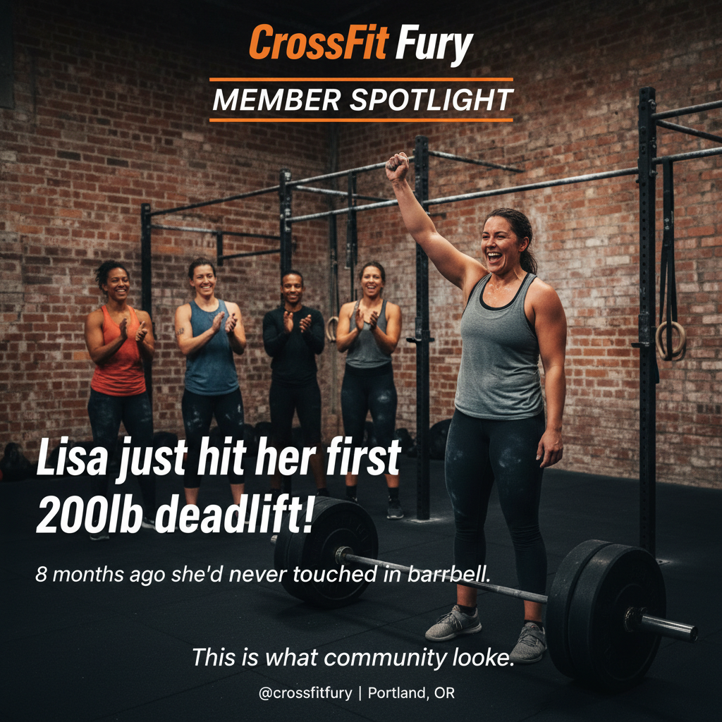 AI-generated ad example for Fitness & wellness