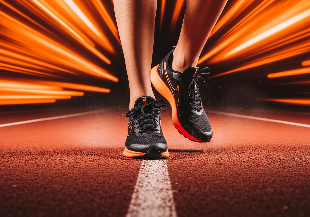 Athletic wear brand creative