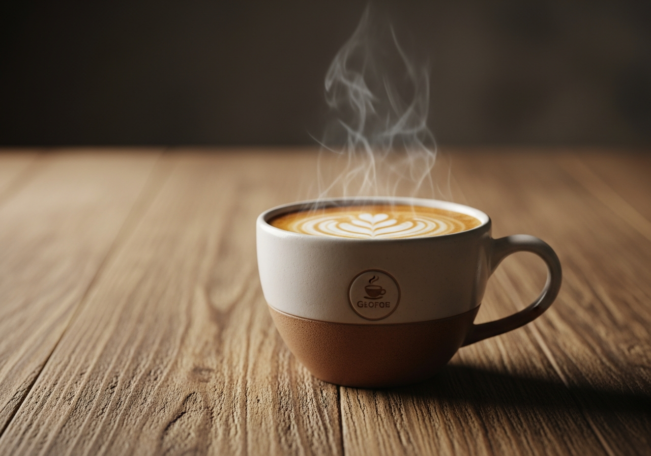 Artisan coffee brand creative