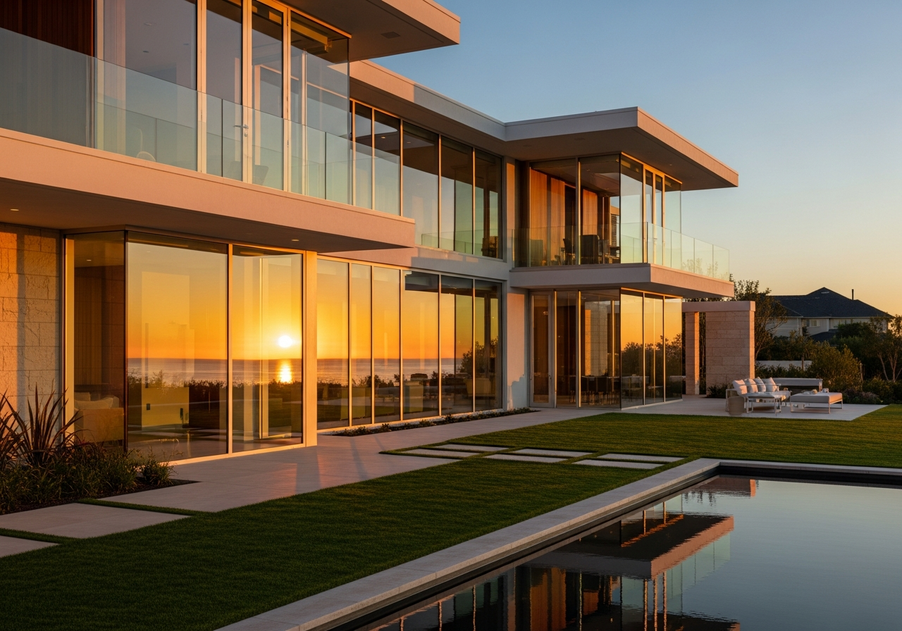 Luxury real estate brand creative