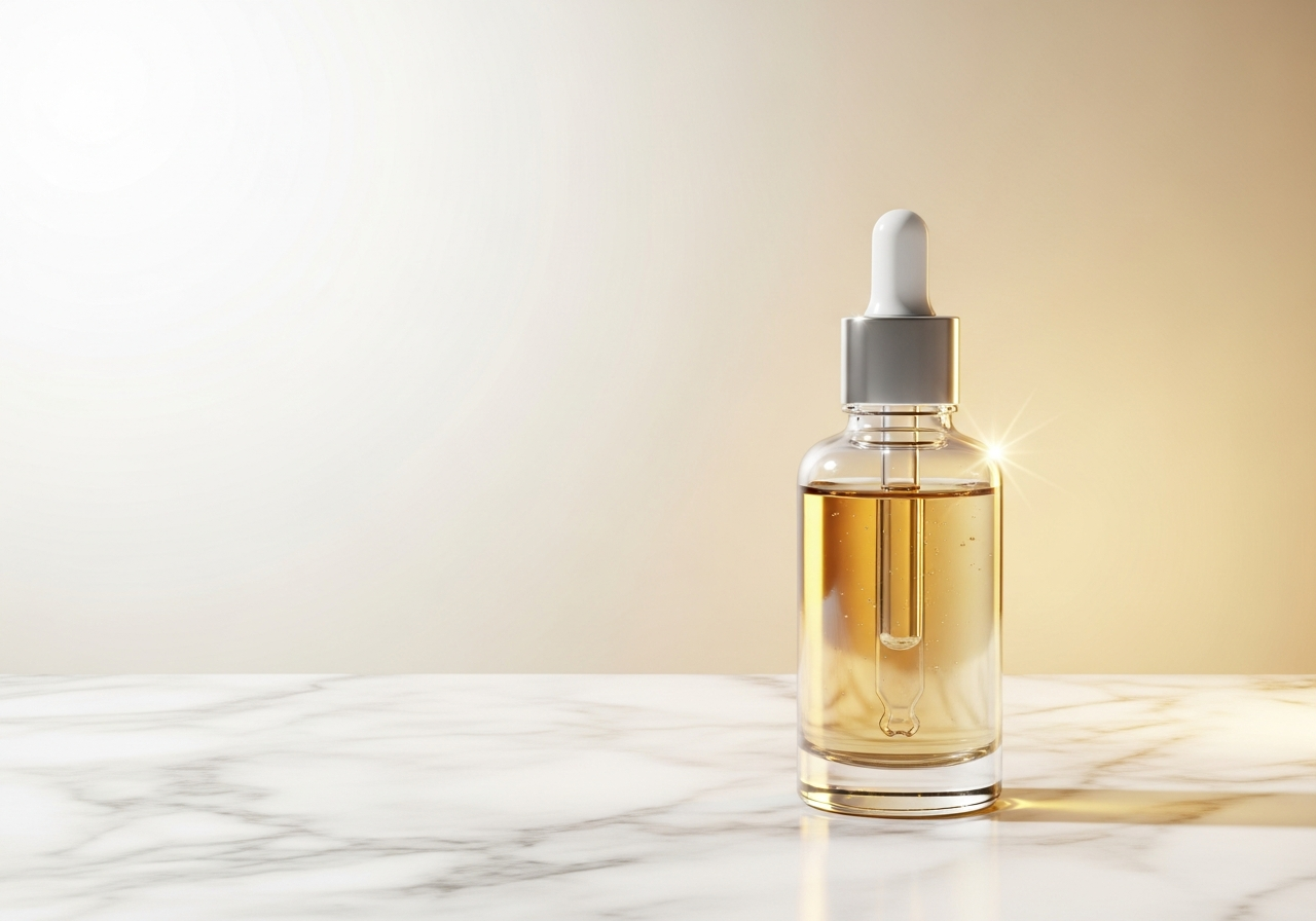 Luxury skincare brand creative